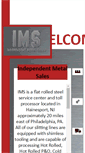 Mobile Screenshot of independentmetalsales.com