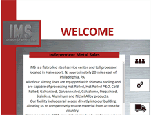 Tablet Screenshot of independentmetalsales.com